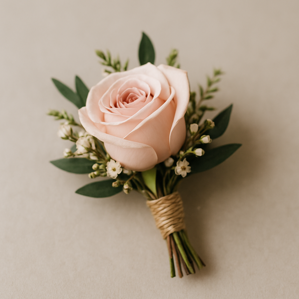 Boutonnière floral accessory